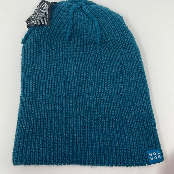 BURTON: Unisex Teal Beanie Knit Hat - Picture 4 of 10
